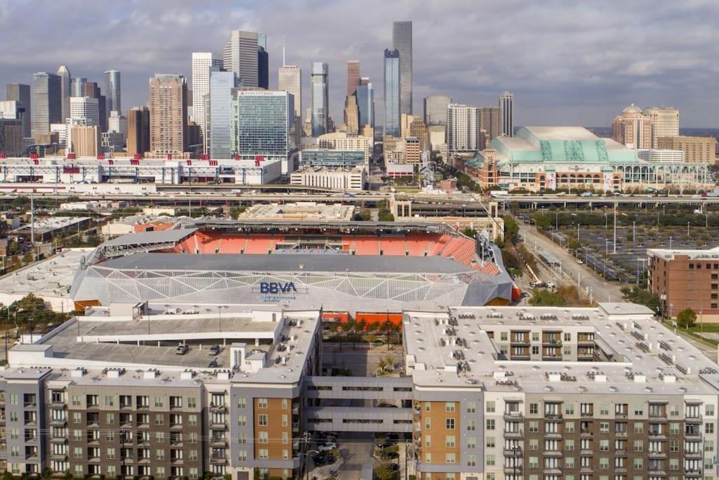 U3 Penthouse Houstonw Car Astros W Skyline-View Exterior foto