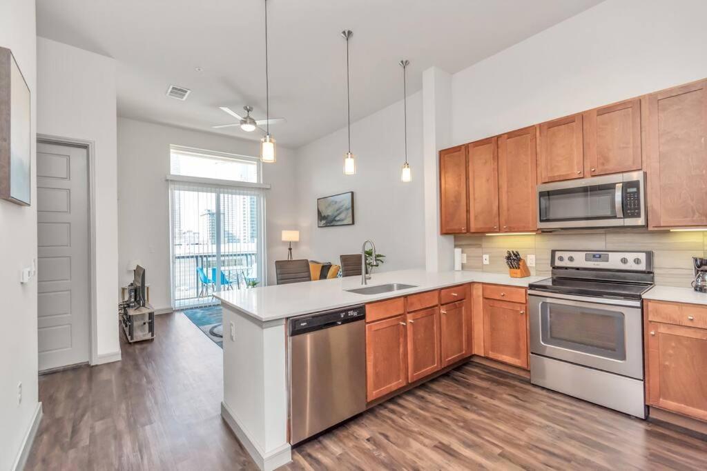 U3 Penthouse Houstonw Car Astros W Skyline-View Exterior foto